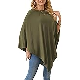 Ferand Women's Versatile Poncho Tops Lightweight Wrap Scarf for Spring Summer