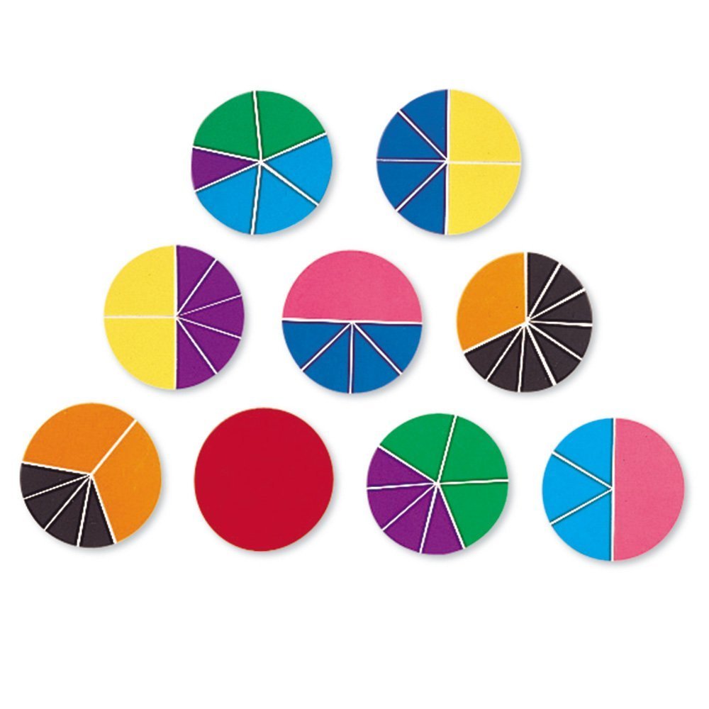 Learning Resources Deluxe Rainbow Fraction Circles