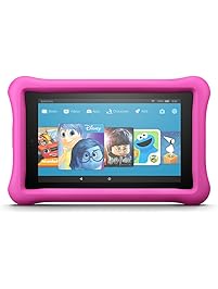 Fire 7 Kids Edition Tablet, 7" Display, 16 GB, Pink Kid-Proof Case