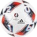 adidas Performance Euro 16 Official Match Soccer Ball, Size 5, White/Bright Blue/Solar Red/Silver Metallic