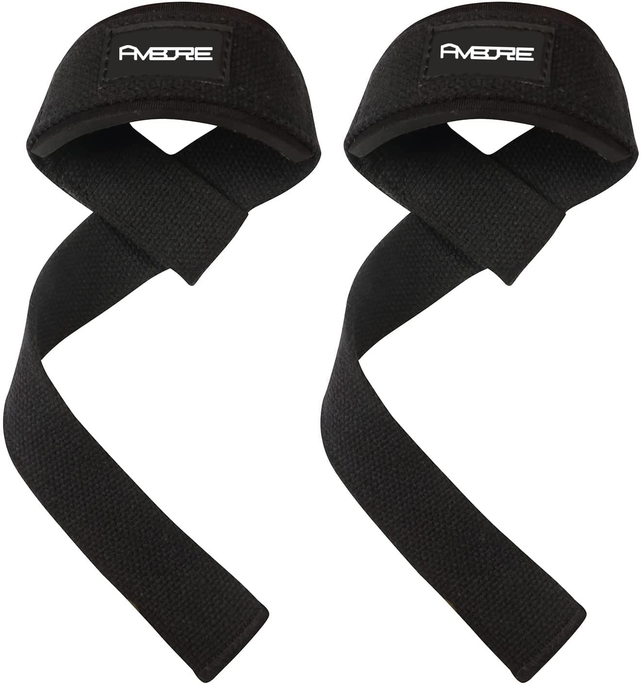 Weight Lifting Straps, Hand Bar Grip, Wrist Support, Deadlifting Powerlifting, Heavy Duty Bodybuilding Gym Fitness