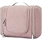 Toiletry Bag, BAGSMART Travel Toiletry Organizer with hanging hook, Water-resistant Cosmetic Makeup Bag Travel Organizer…