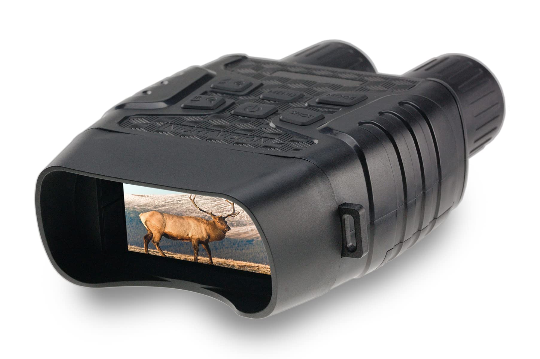 FamilyMall Night Vision Binoculars Goggles Infrared IR 3.8" Screen 1080P Video 12MP Photo with 32GB TF Card Night Vision Scope Wildlife Camera 12X Optical 4X Digital Zoom for Recording Hunting Camping