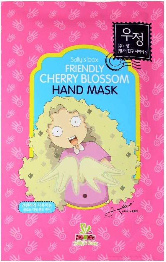 Sally's Box Friendly Cherry Blossom Hand Mask - 10 Masks in Total