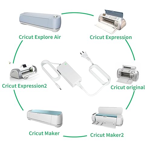 Cricut Power Cord Replacement DC18V 3A Charger for Explore Air