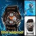 Kid LED Watch Child Boy Girl Sport Multi Function Digital Waterproof Electronic Quartz Watches Orange