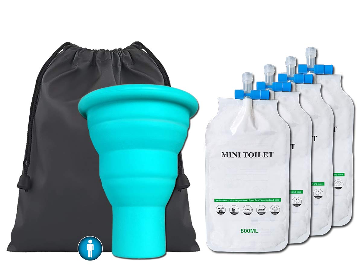 Buy NAXER Portable Urinals for Men Travel Urinal Porta Potty Camping Toilet Collapsible Luggable