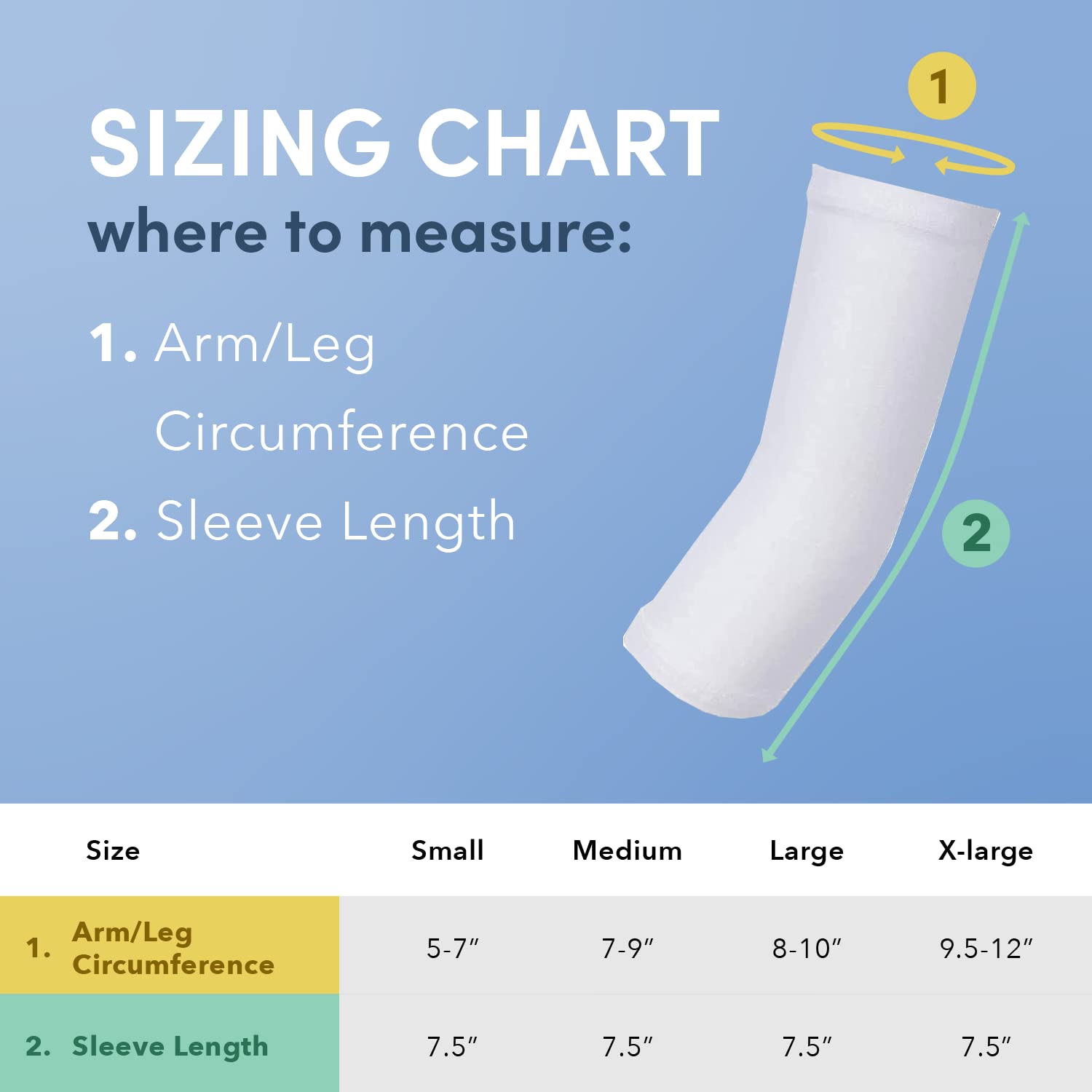 Wrap-E-Soothe Eczema Clothing for Kids - Arm and Leg Sleeves for Girls and Boys - Itch Relief, Ultra-Soft, and Eco-Friendly (Small 5-7 in)