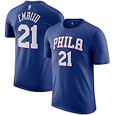 Joel Embiid Philadelphia 76ers NBA Kids Youth 4-20 Blue Icon Edition Performance Jersey T-Shirt