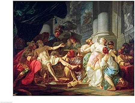 Amazon Com The Death Of Seneca 1773 Poster Print By Jacques Louis David 24 X 18 Prints Posters Prints
