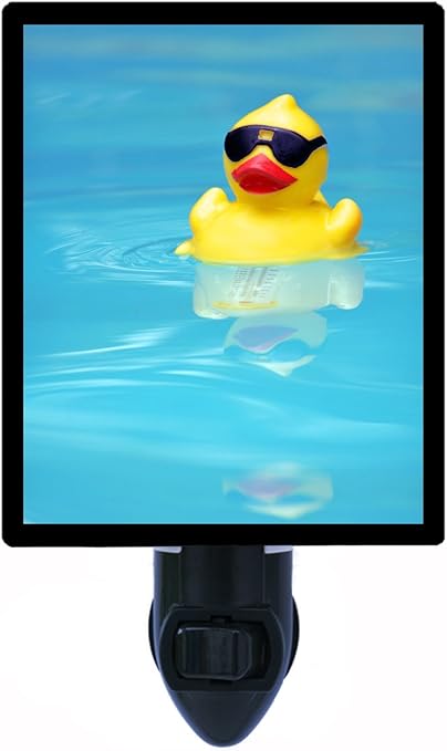 rubber duck with sunglasses