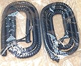 DIY-BizPhones Lot of 2 Gray 25' Ft Handset Cords for Cisco IP Phone 7800 7900 8800 Series with 5