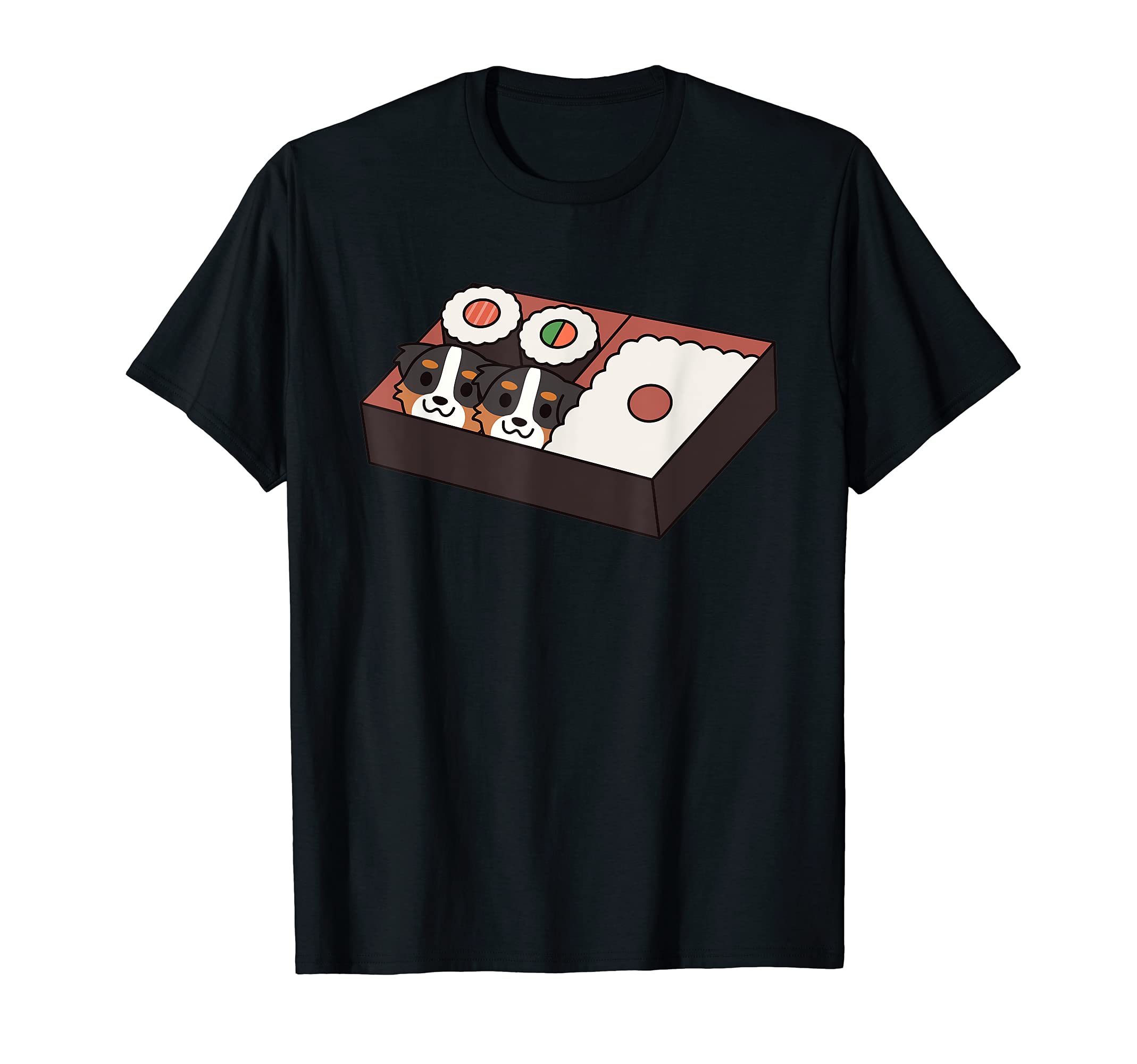 Sushi Bento Box Australian Shepherd Dog T-Shirt