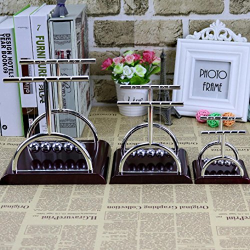 image for Newtons Cradle, Sacow Newton's Cradle Balance Ball with Steel Balance 