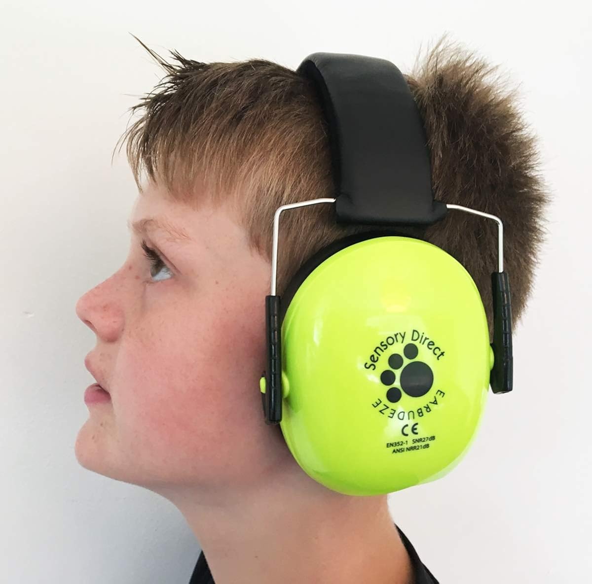 Protègeoreilles pour autisme et traitement sensoriel (vert citron