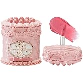 Flower Knows Strawberry Cupid Cake Lip Cream, Bright Rose Pink | Velvet Matte Lip Color, Transfer-Resistant Lightweight Hydrating Formula, Vegan (V06 Tulip)