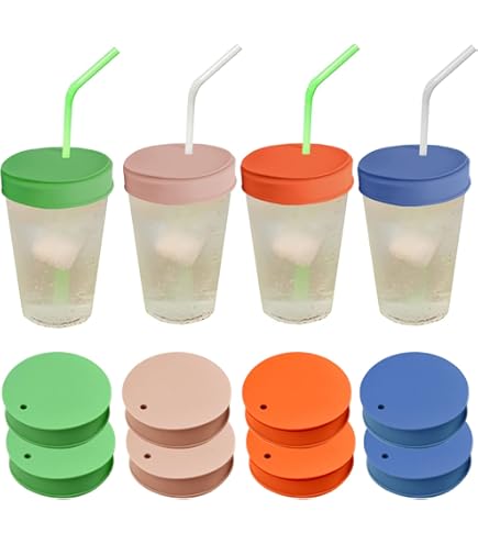 Couverture De Tasse En Silicone Et Couvercles| Couverture De Tasse De Café| Couvercle De Tasse De Tasse