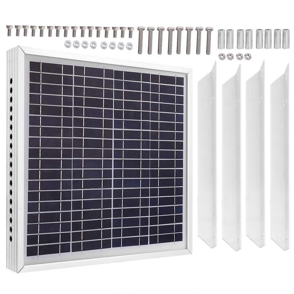 Buy 15W Solar Powered Panel Attic Fan 12V Solar Exhaust Fan Vent Kit