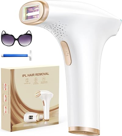 Haarlosy 3-in-1 IPL Laser Hair Removal Device for Home Use - Gold