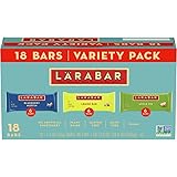 LÄRABAR Variety Pack, Blueberry Muffin, Lemon Bar, Apple Pie, Fruit & Nut Bars, 18 ct