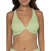 Smart & Sexy Women's Cloud Cotton Comfort Front & Back Close Racerback Bra