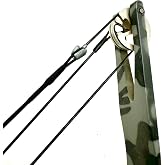 Tear Drop Compound Bowstring - B55 Dacron 16 Strands - Replacement Teardrop Bowstrings for Older Style Compound Bows with Steel Cables