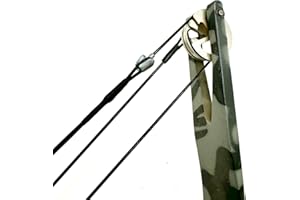 STONE MOUNTAIN BOWSTRINGS Tear Drop Compound Bowstring - B55 Dacron 16 Strands - Replacement Teardrop Bowstrings for Older Style Compound Bows with Steel Cables