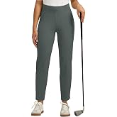 Willit Women's Golf Pants Ankle Travel Stretch Petite Pants for Casual Dress Work with 2 Pockets