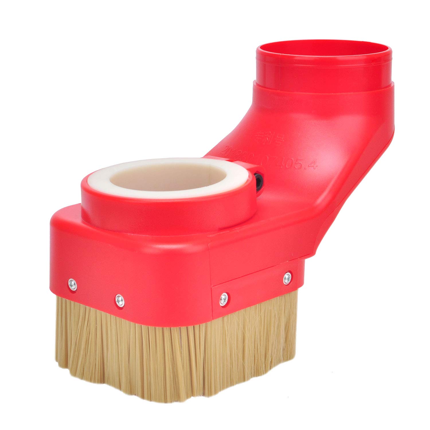 Daedalus NL330 CNC Dust Shoe, Spindle Dust Shoe Cover Cleaner for CNC Router 75 mm Spindle Motor Milling Machine Engraving Tool, Red