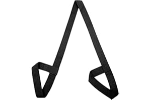 Yoga Mat Strap, Adjustable Thick Straps Sling, Yoga Mat Carrier Straps for Carrying Large Mats, Black