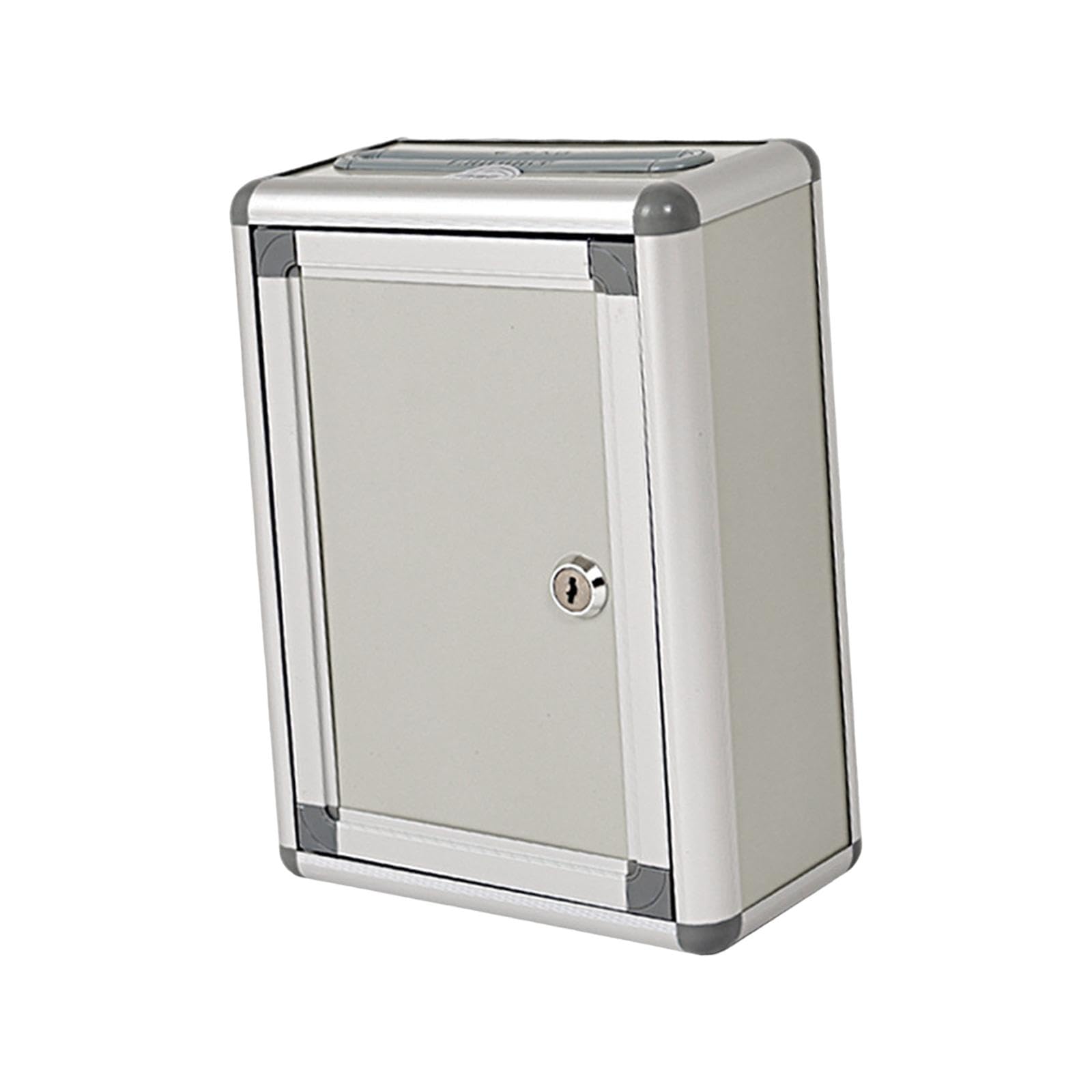JISADER Small Suggestion Box with Lock Organizer Letter Box Drop Box for Customer Center