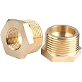 Brass Thread Pipe Fitting Adapter – Male To Female Reducer Bushing Coupler-1222654