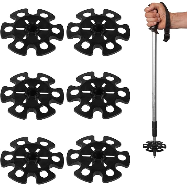 LEKI Big Mountain Binding Basket – Smoke Color Powder Basket For Ski Touring & Backcountry