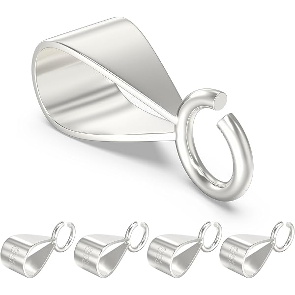 Egemmall 1PC De Plata Esterlina CZ Slider Colgante