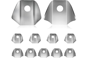 SANJOON 13 Gauge Weld Tabs with 3/8 Hole 0.09Thick 1-3/4 Wide/Long, Heavy Duty Welding Tabs for Metalworking and Equipment Repair(11 PCS)