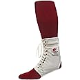 Swede-O Ankle Lok Support with Knit Tongue, Exclusive Lacing System Keeps Brace Tighter Longer, Side Stabilizers Provide Additional Ankle Support, Medium, White