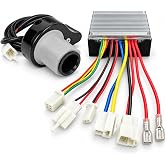 24V Controller and Throttle Kit for Razor MX350 V33-V36, E200 and E300 V13+ | 7-Connector Control Module with 4-Pin Twist Throttle for Pocket Mod V45+, MX400 V33-V36 - ZK2430-D-FS-ROHS, Part W13113430164