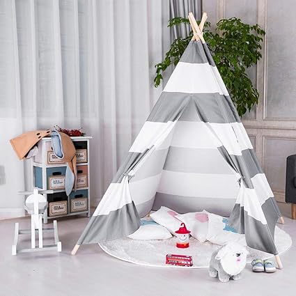 grey kids tent