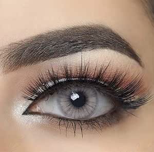color gris lentes de contacto