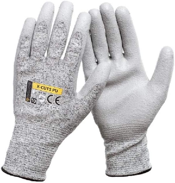 12 Pairs ANTI CUT RESISTANT WORK SAFETY GLOVES PROFESSIONAL Size 9 Large