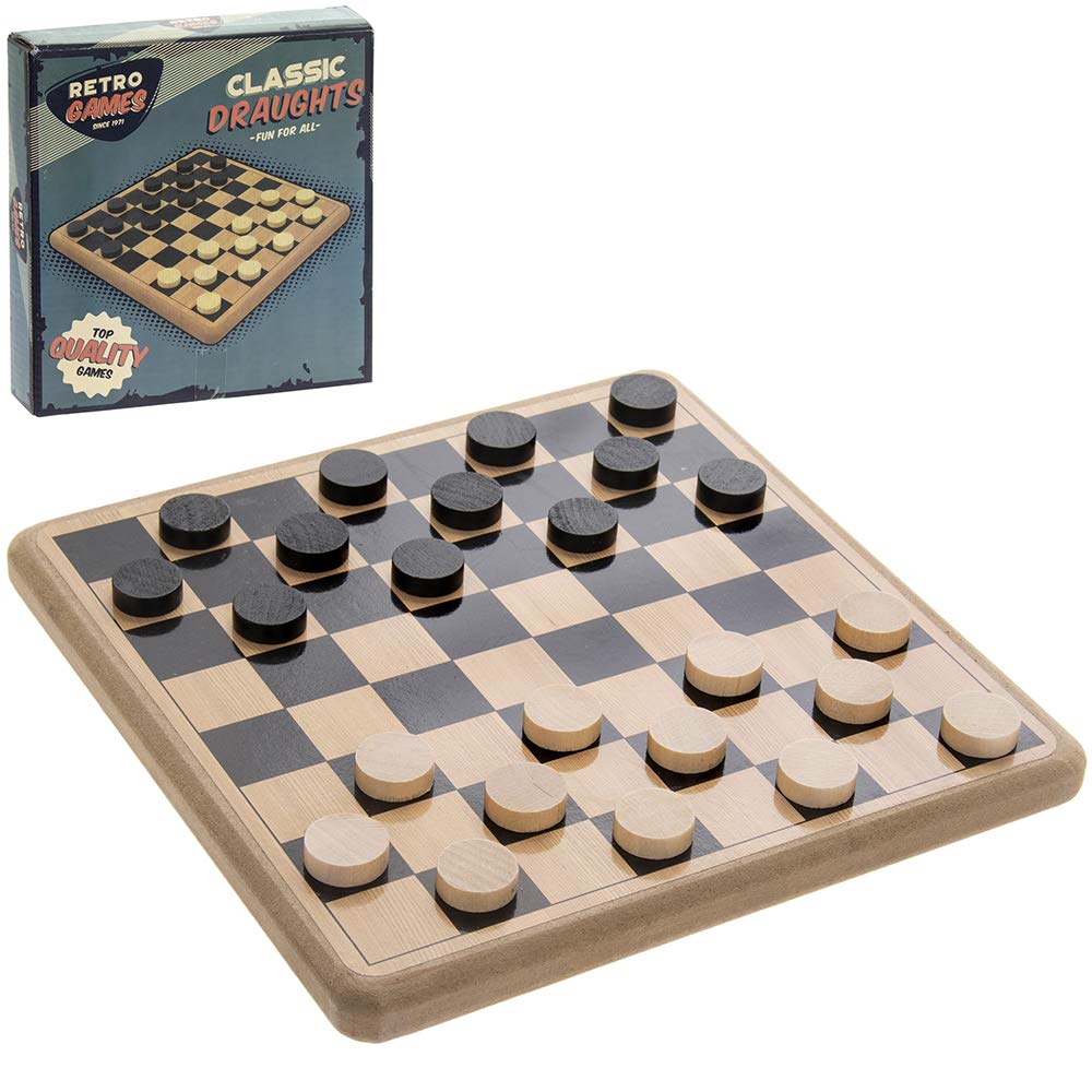 Retro Games | Draughts | 1 Piece - 21x21x5 cm