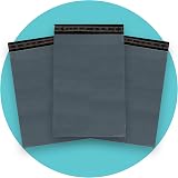 Triplast 10 x 14-Inch Plastic Mailing Bags Grey Pack of 200