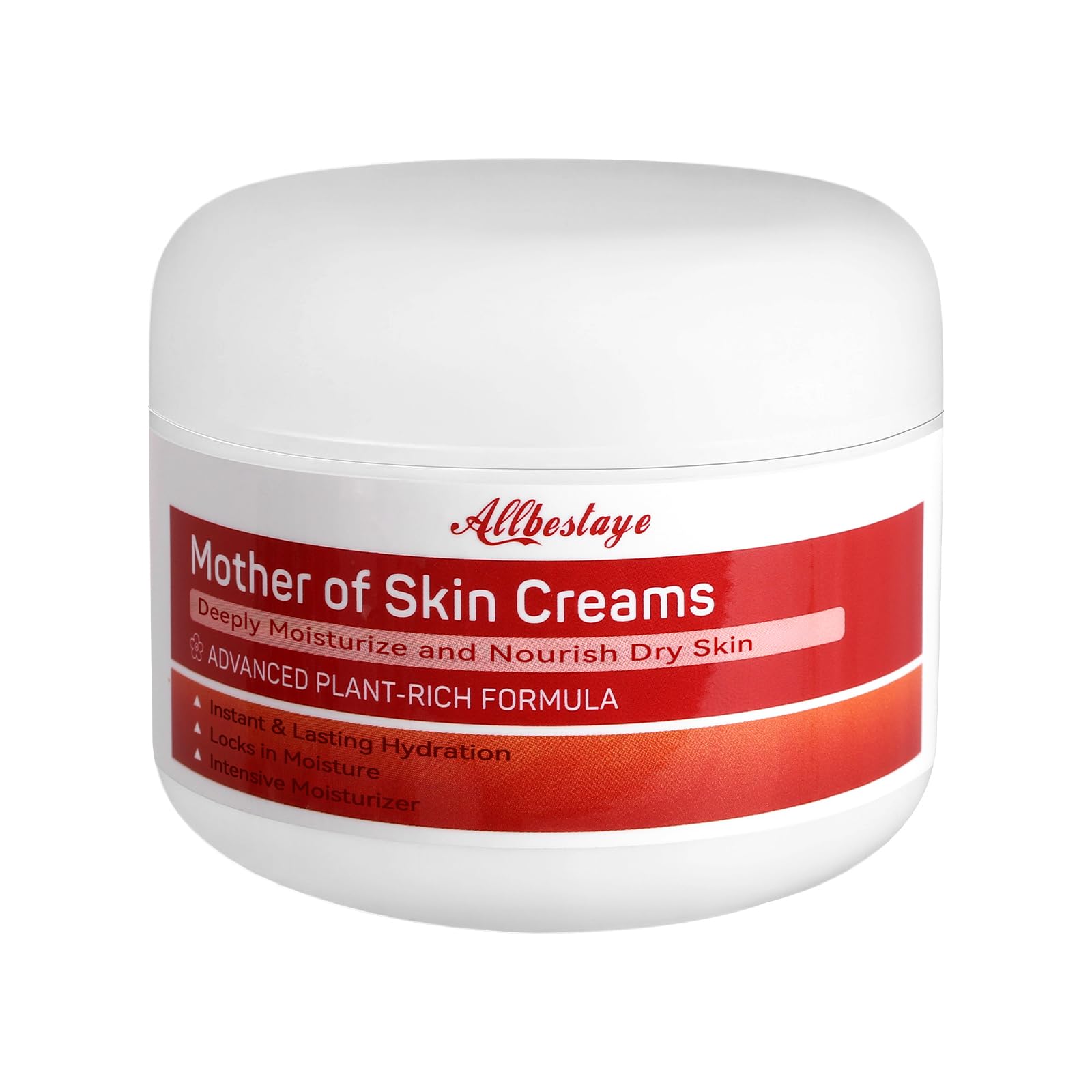 Allbestaye Mother of Skin Creams Body Cream - Eczema Cream & Body Moisturiser for Dry Sensitive Skin, Long-Lasting Hydration for Hands, Feet & Body, Natural Ingredients, 100g