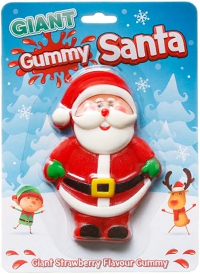 Fabulous Giant Gummy Santa Sweets for a Delicious Treat Over The