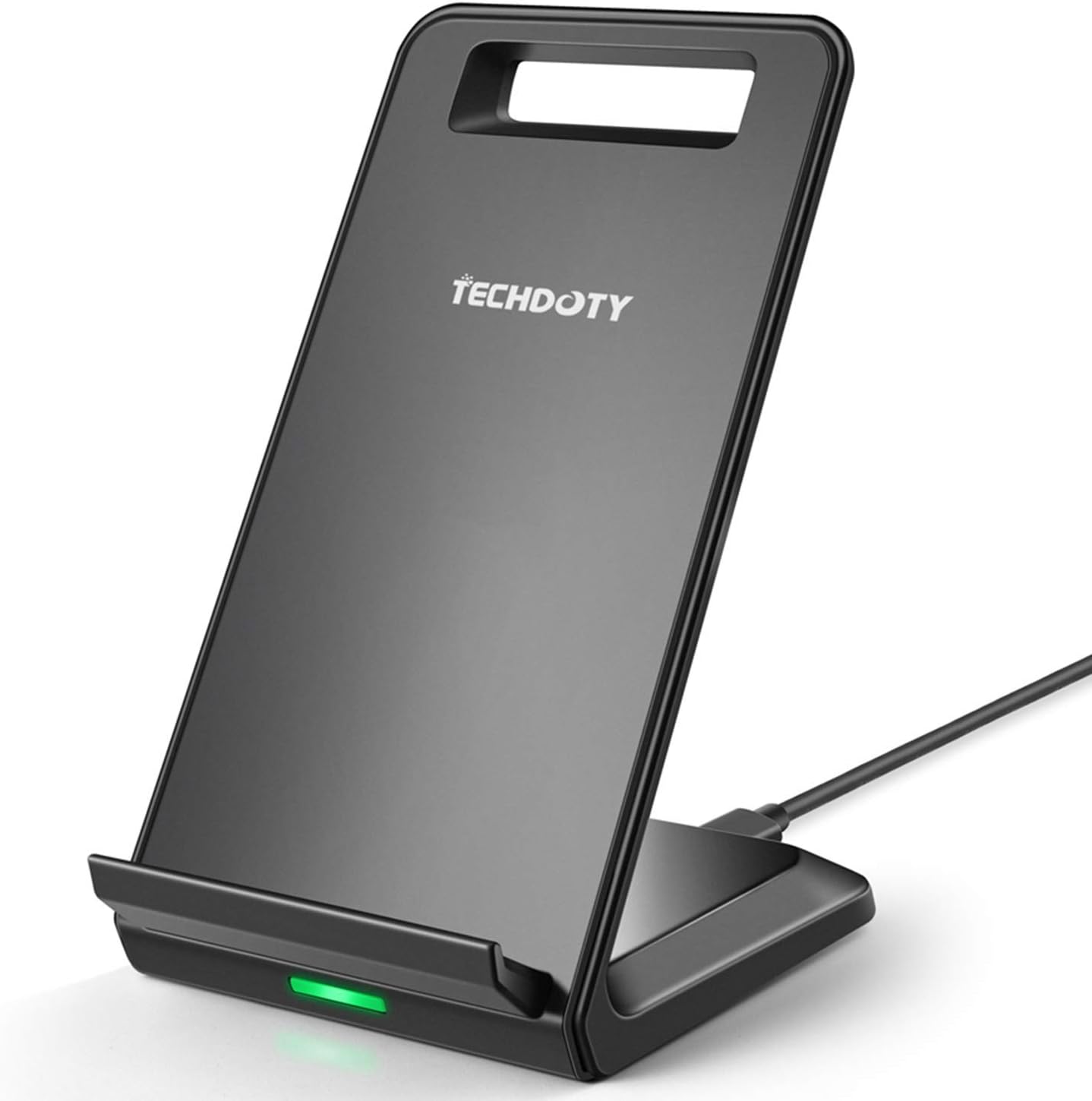 Amazon Com Fast Wireless Charger Techdoty Qi Charge Wireless