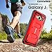 Samsung Galaxy Luna / Galaxy J1 (2016) J120 / Amp 2 / Express 3 case, COVRWARE [Aegis Series] Built-in [Screen Protector] Heavy Duty Full-Body Rugged Holster Armor [Belt Clip][Kickstand], Red