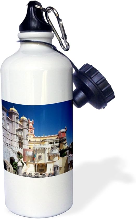 Amazon Com 3drose Portugal Lisbon Province Sintra Exterior Of Placio Pena Sports Water Bottle 21oz 21 Oz Multicolor Kitchen Dining