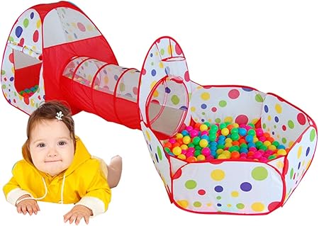 Amazon キッズテント ボールハウス 子供用テント 室内 折り畳み式 収納バッグ付き 収納便利 誕生日 入園祝い 入学祝いプレゼントに最適 キッズテント おもちゃ