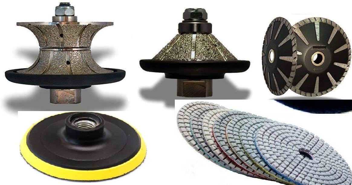 Diamond 3/8" Full Bullnose Bevel Bullnose Router Bit countertop tile