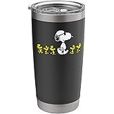 Snoopy and Woodstock Cool Crew Peanuts Design Stainless Steel Insulated Tumbler